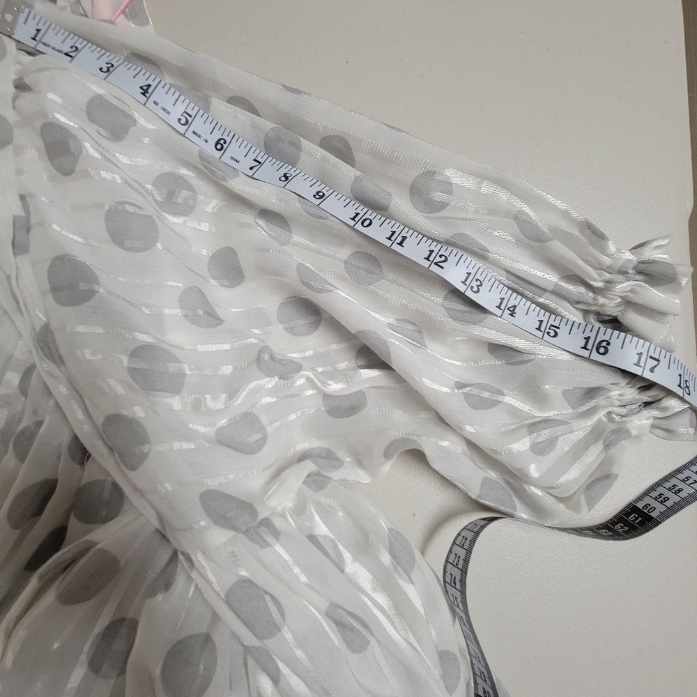 Vintage Christian Dior Lounge Wear Polka Dot Babydoll Dressing Gown. - Picture 12 of 16
